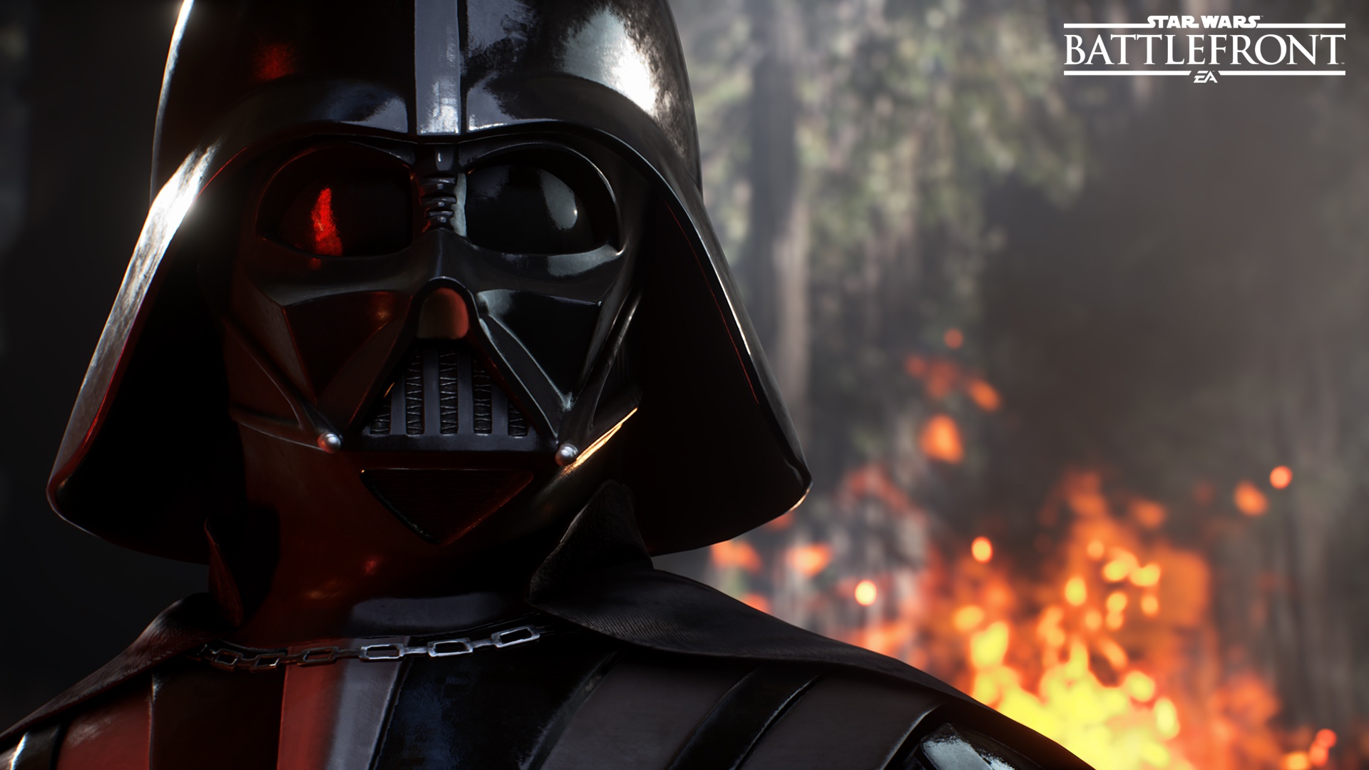 Así se ve Lord Vader en la primera galería de imágenes de Star Wars Battlefront.