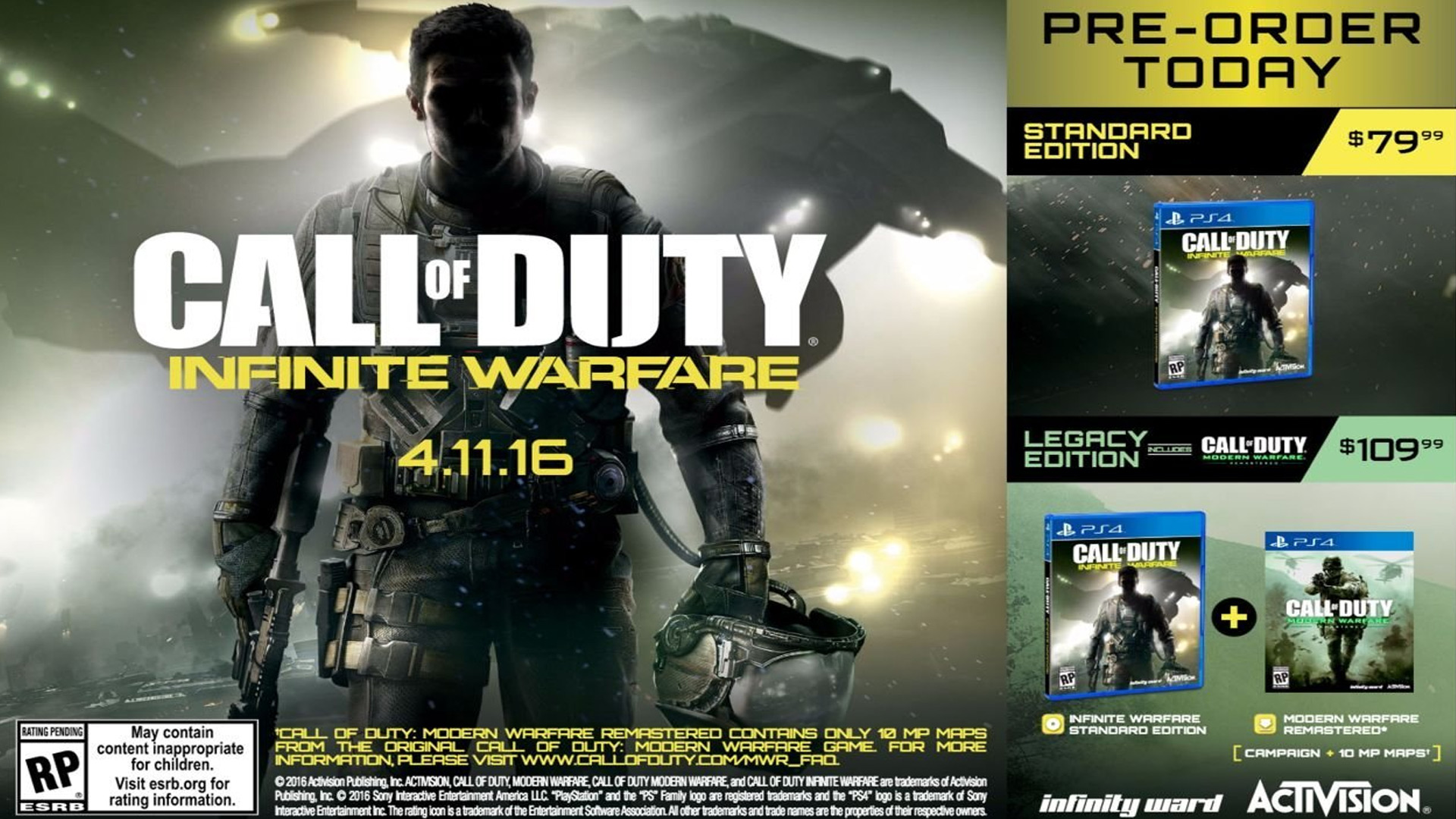 Un teaser de Call of Duty Infinite Warfare, la promo... ¿Ya era hora?