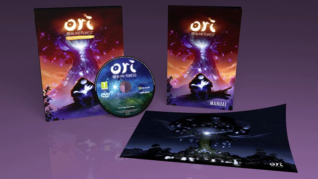 Edición física estándar de Ori and The Blind Forest: Definitive Edition