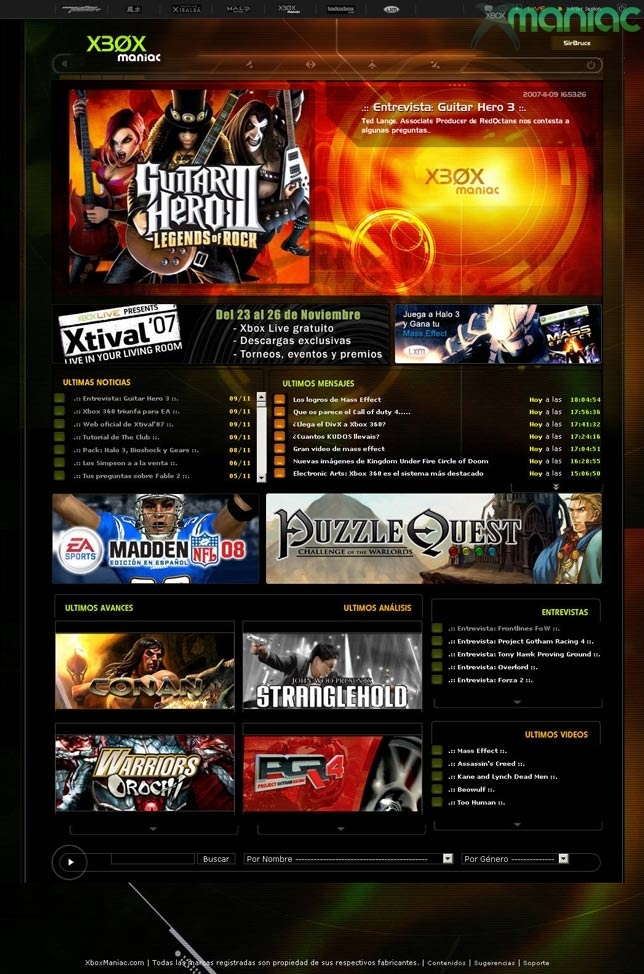 Guitar Hero en Xboxmaniac