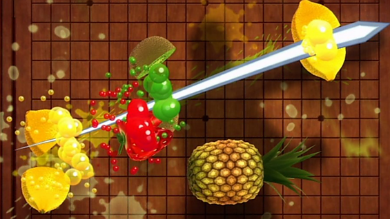 Gameplay de Fruit Ninja Kinect 2 que cansa con sólo verlo.