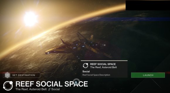 Reef Social Space será el nuevo punto de encuentro en Destiny.