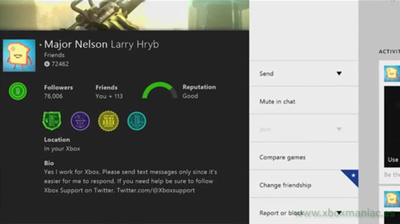 Así luce la actualización de noviembre 2014 de Xbox One.