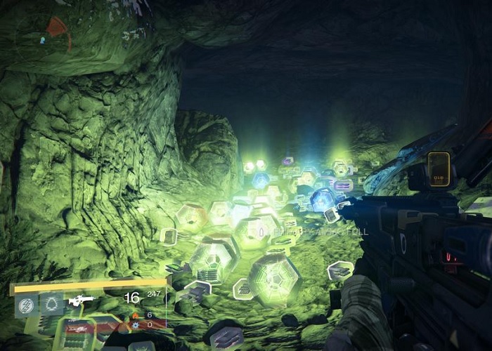 ¡¡Yarrr!! Habéis descubierto la cueva del tesoro en Destiny.