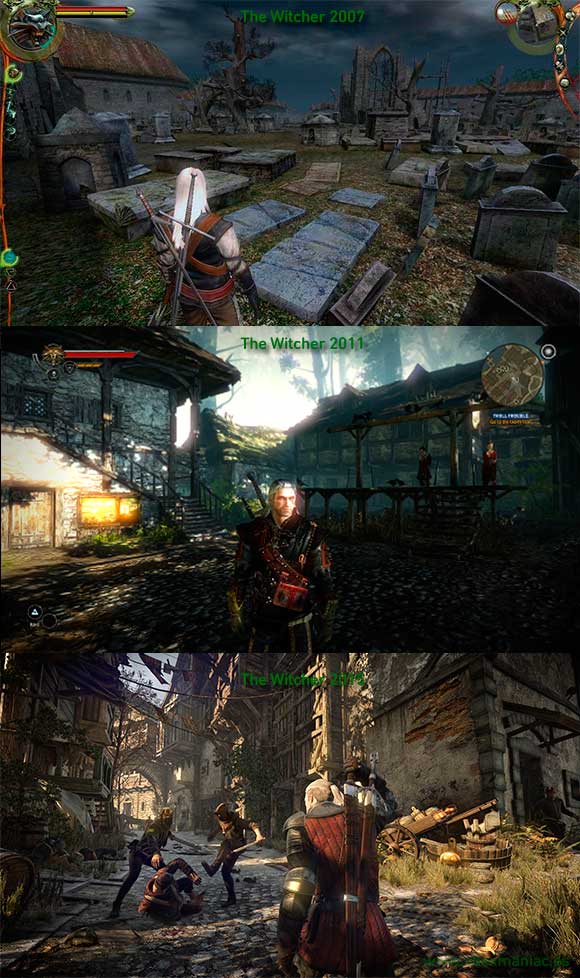 The Witcher ha evolucionado mucho visualmente desde 2007, solo tienes que ver el nuevo vídeo de the Witcher 3 Wild Hunt.