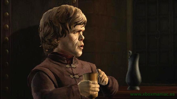 Te esperabas a Tyrion Lannister así en el tráiler de Juego de Tronos Episodio 1 para Xbox One.