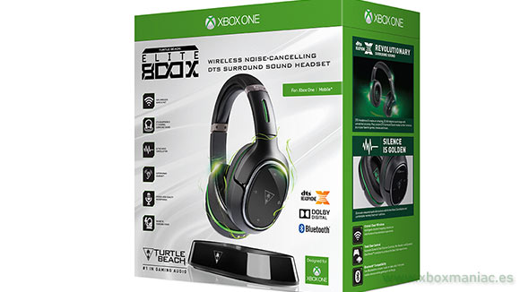 Así se presentan los auriculares Turtle Beach Elite 800X para Xbox One.