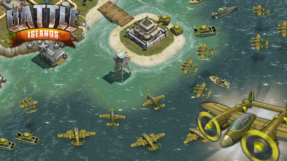 El Caza Bombardero es una de las nuevas unidades disponibles para Battle Islands en Xbox One.