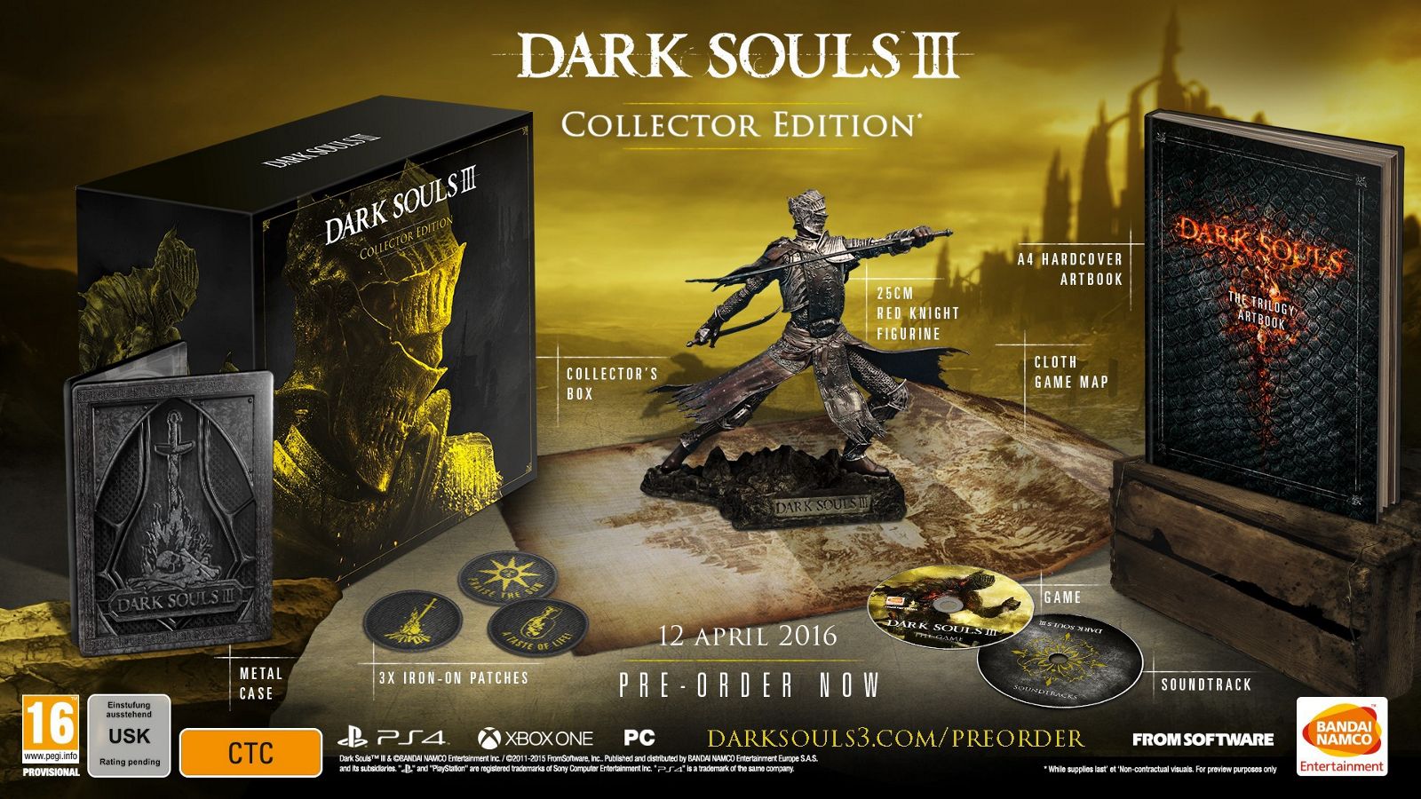 El lanzamiento, las ediciones limitadas y el gameplay de Dark Souls III nos han alegrado el día.
