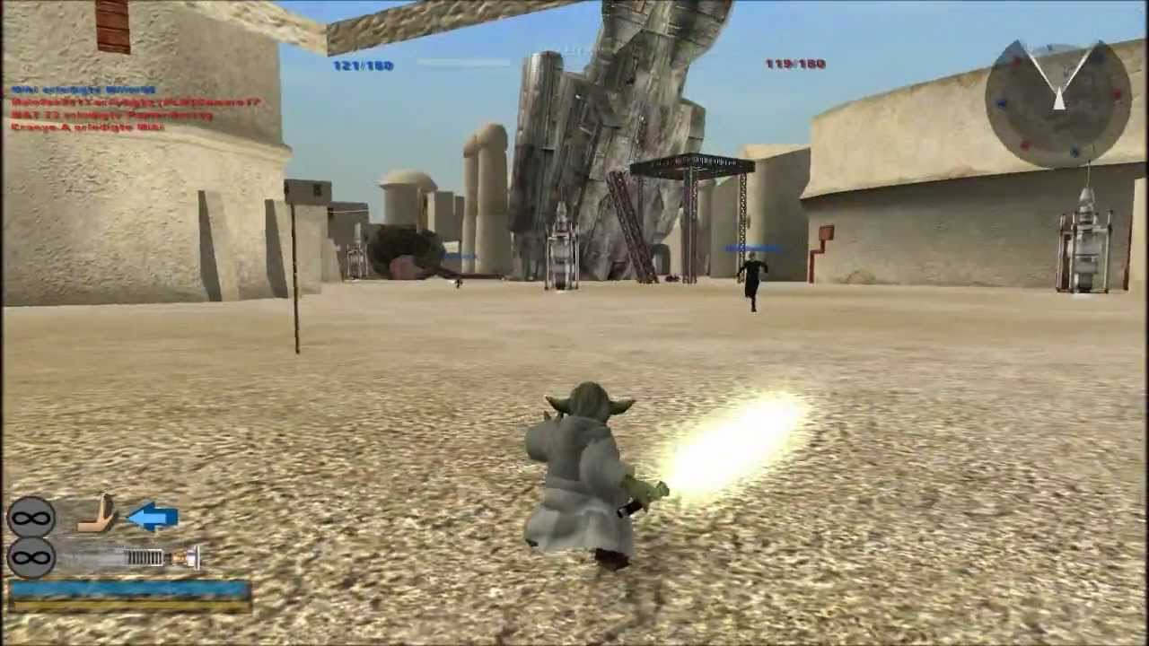 Yoda durante una partida de Star Wars Battlefront II.