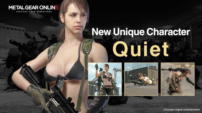 Quiet será un personaje jugable en el nuevo DLC de Metal Gear Online.