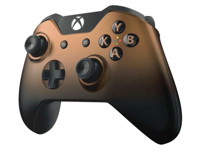 Copper shadow presente todas las características del mando de Xbox One con un acabado metalizado en cobre.