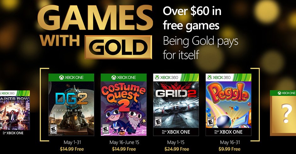 Los juegos gratis de Xbox Live Gold mayo 2016