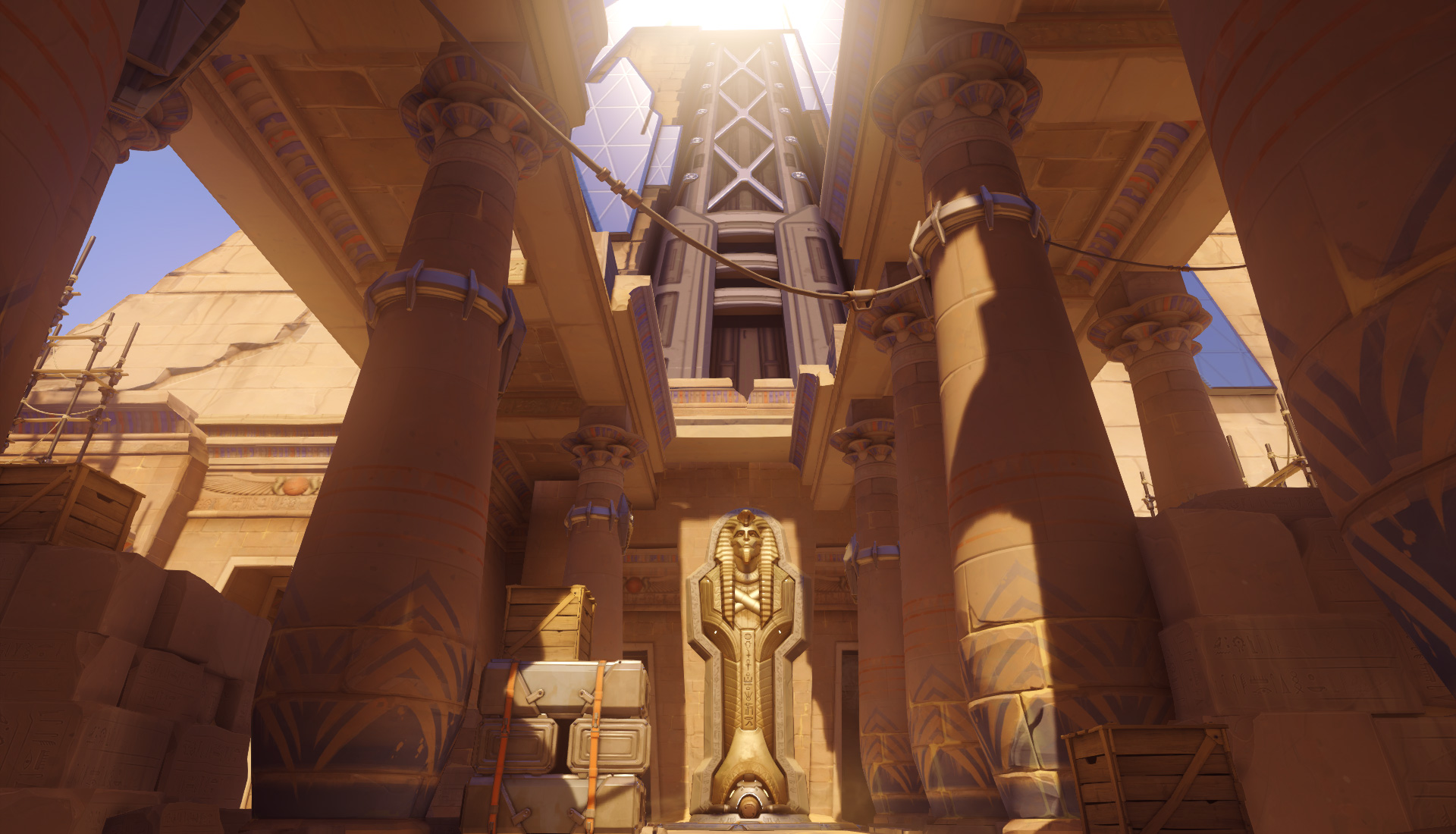 Templo de Anubis es un mapa de Puntos de Control.