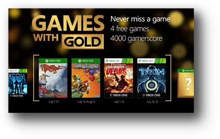 Games with Gold julio 2016 con Banners Saga 2