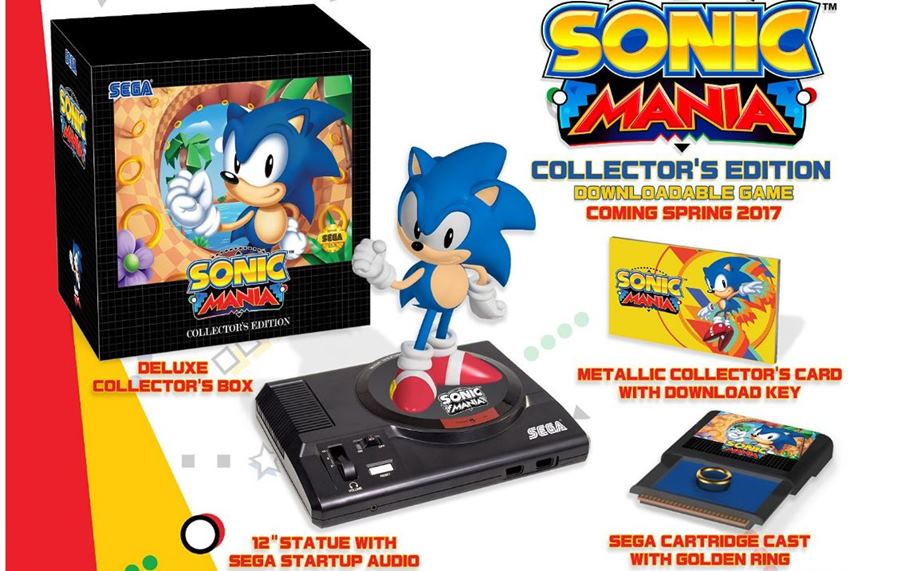 En principio solo se anunció en Norte América, pero tras la petición de miles de fans, la edición coleccionista de Sonic Mania llegará a Europa junto al lanzamiento del título en 2017.