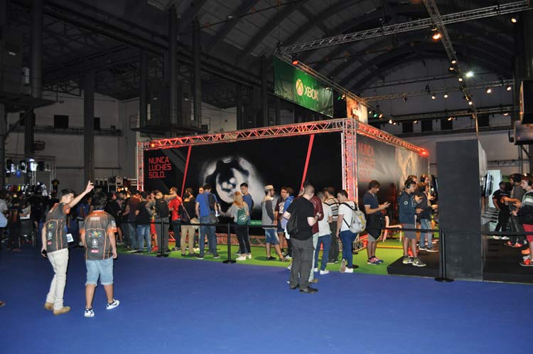Xbox en Barcelona Games World con Gears of war 4