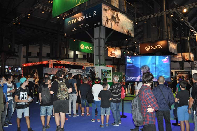 Xbox en Barcelona Games World con Titanfall 2